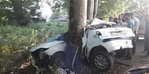 وقوع حادثه مرگبار رانندگی برای خودرو سواری در کمربندی شیراز