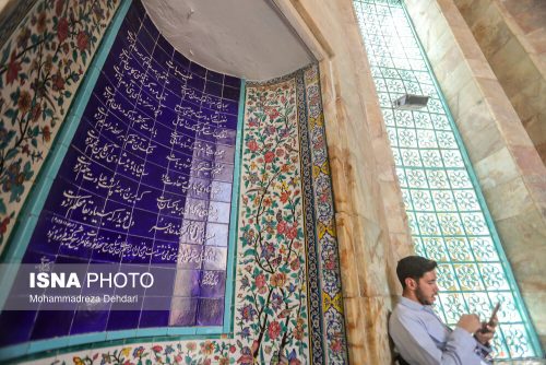 سازه آرامگاه سعدی در نشیب فُروریختن 13