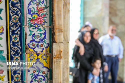 سازه آرامگاه سعدی در نشیب فُروریختن 26