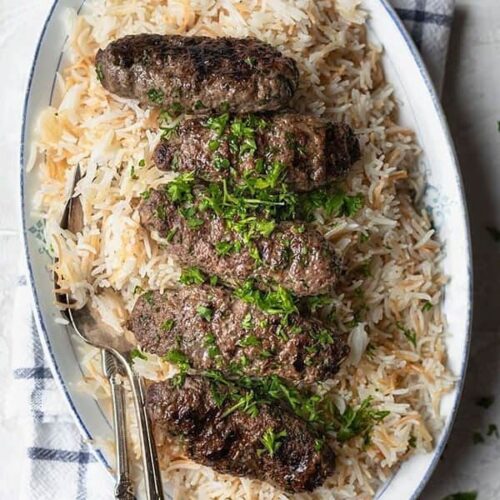 پلو کباب لبنانی
