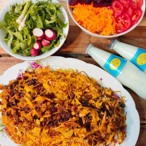 زرشک پلو با مرغ ریش ریش غذای مخصوص دورهمی های صمیمی و خانوادگی+طرز تهیه