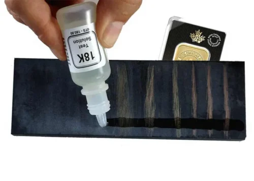 Identifying real and fake gold 6