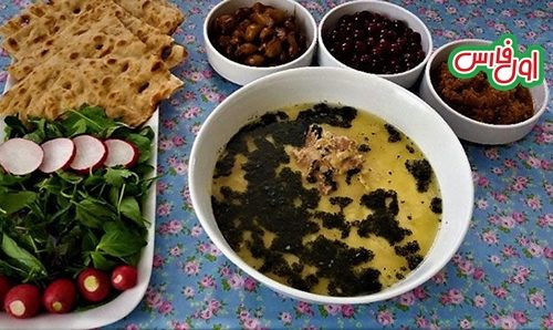 طرز تهیه آبگوشت بادمجان و کشک کرمانی