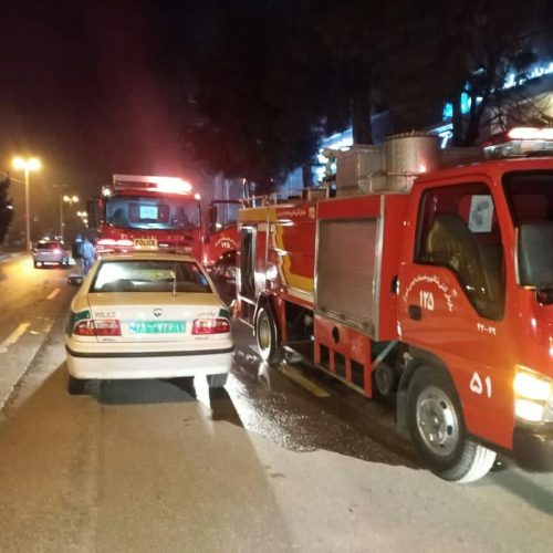 ماجرای آتش‌سوزی شب گذشته در خیابان قدوسی شیراز چه بود؟