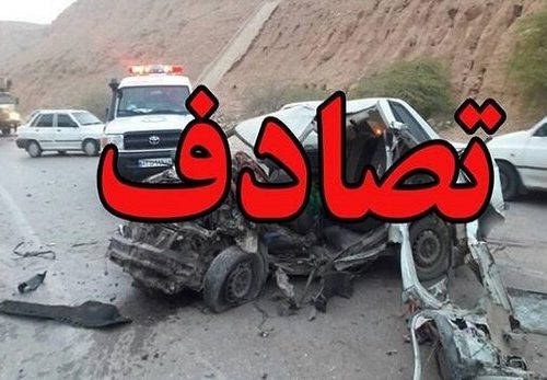 ۵ کشته و مصدوم در برخورد سمند و نیسان وانت در محور شیراز-کازرون