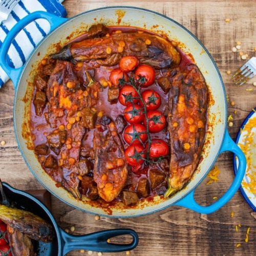 طرز تهیه خورش قیمه‌بادمجان خوشرنگ و خوشمزه