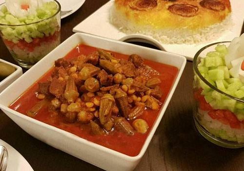 طرز تهیه خورشت بامیه به روش جنوبی