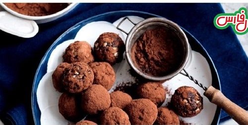 طرز تهیه  ترافل خرما بدون نیاز به پخت