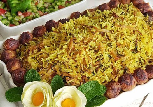 طرز تهیه کلم پلو شیرازی با عطر و طعمی ویژه نوروز