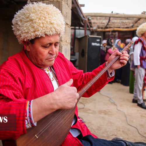 زیباترین عروس و داماد ایرانی در لباس سنتی ترکمن