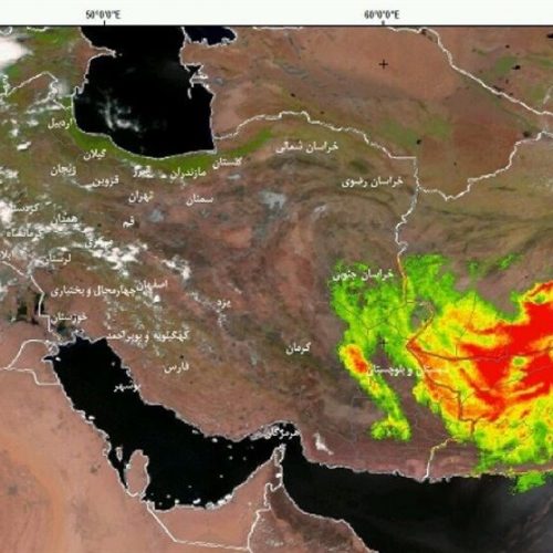 هشدار هواشناسی ایران در مورد طوفان گردوخاک در ۵ استان