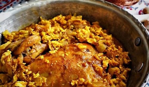 طرز تهیه و دستور پخت خورشت چغرتمه گیلانی با مرغ